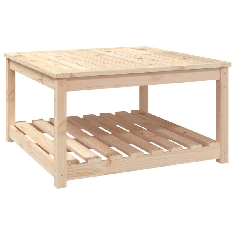 Garden Table 82.5x82.5x45 cm Solid Wood Pine