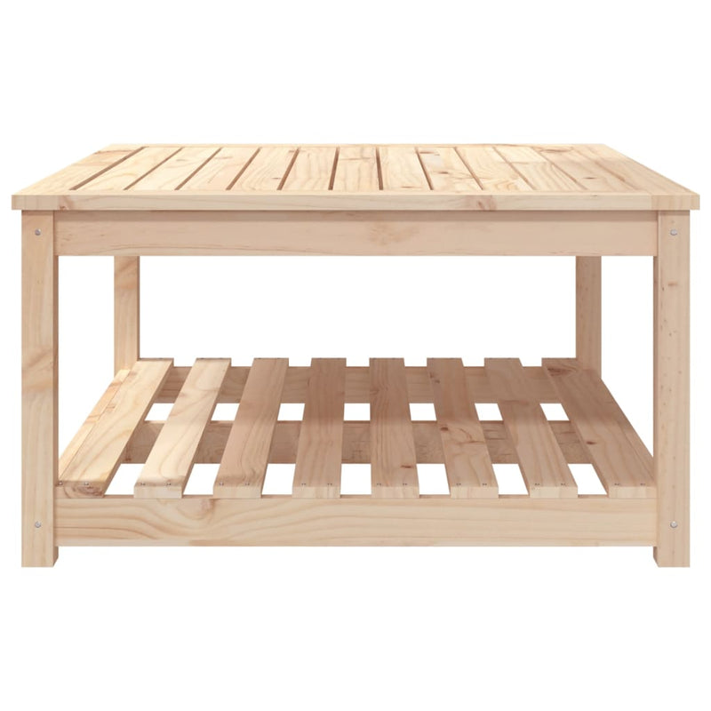 Garden Table 82.5x82.5x45 cm Solid Wood Pine