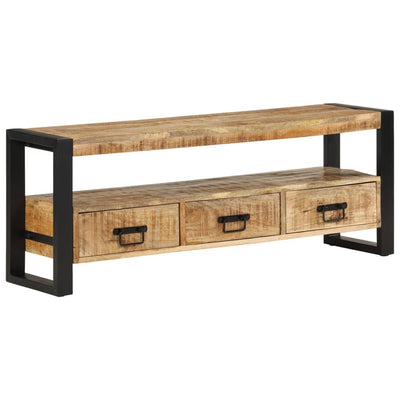 TV Cabinet 120x30x45 cm Solid Wood Mango