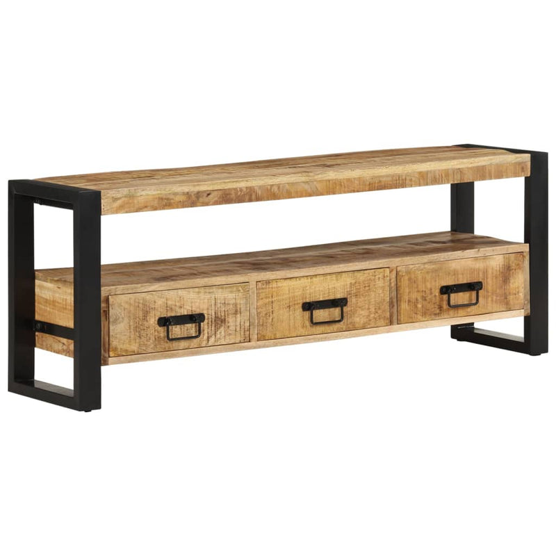 TV Cabinet 120x30x45 cm Solid Wood Mango