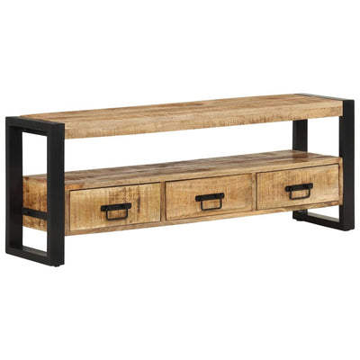 TV Cabinet 120x30x45 cm Solid Wood Mango