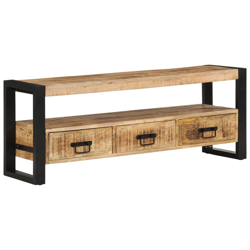 TV Cabinet 120x30x45 cm Solid Wood Mango