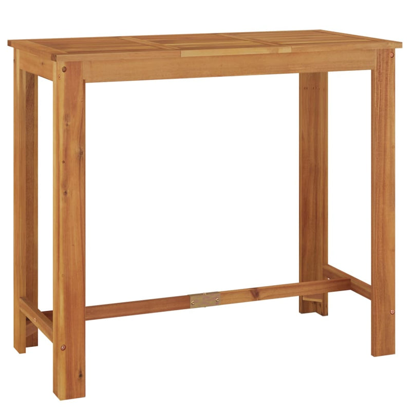 Garden Bar Table 120x60x105 cm Solid Wood Acacia