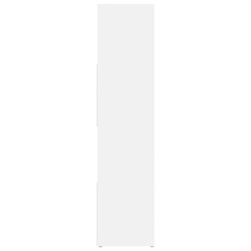 Book Cabinet/Room Divider White 105x24x102 cm