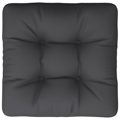 Pallet Cushion Black 50x50x12 cm Fabric