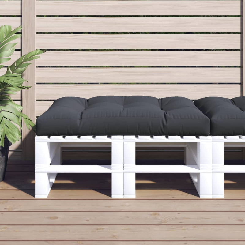 Pallet Cushion Anthracite 120x80x12 cm Fabric