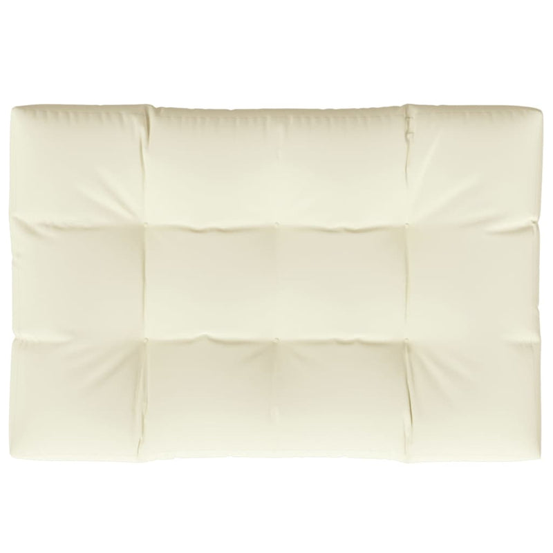 Pallet Cushion Cream 120x80x12 cm Fabric