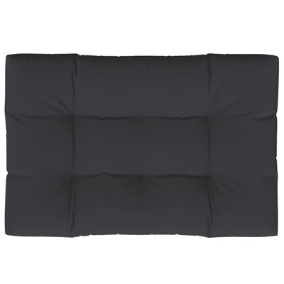 Pallet Cushion Black 120x80x12 cm Fabric