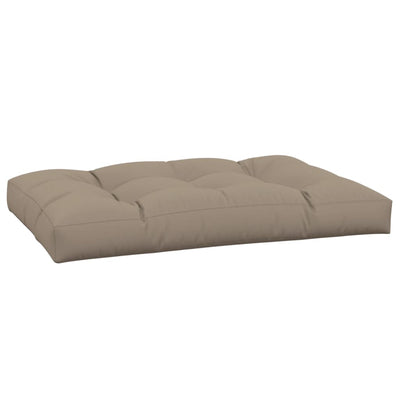 Pallet Cushion Taupe 120x80x12 cm Fabric