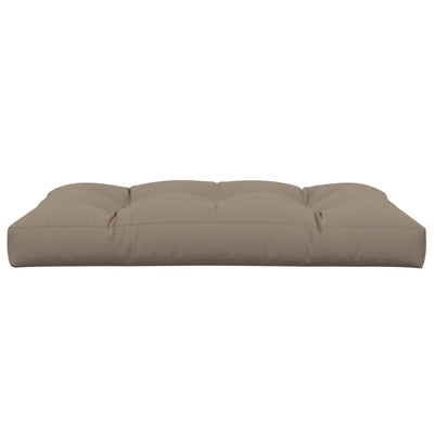 Pallet Cushion Taupe 120x80x12 cm Fabric