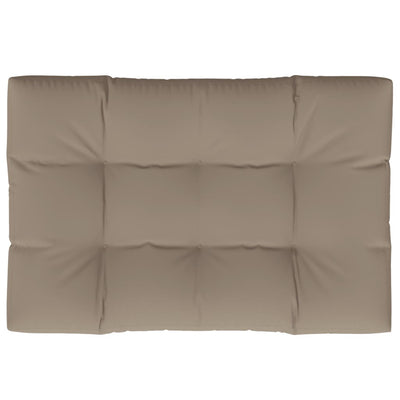 Pallet Cushion Taupe 120x80x12 cm Fabric