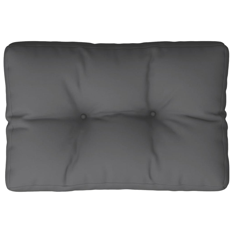Pallet Cushion Anthracite 50x40x12 cm Fabric