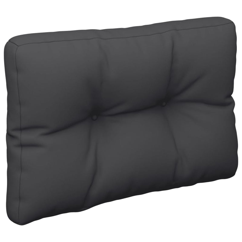 Pallet Cushion Black 50x40x12 cm Fabric