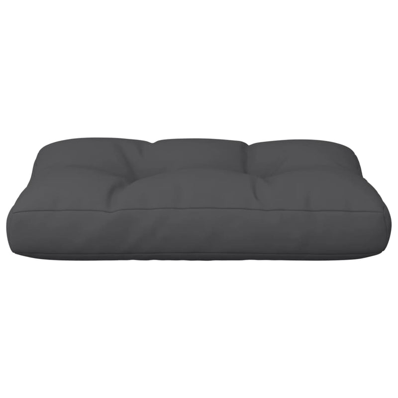 Pallet Cushion Black 50x40x12 cm Fabric