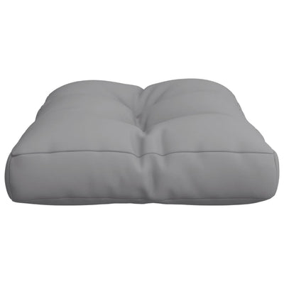 Pallet Cushion Grey 60x40x12 cm Fabric