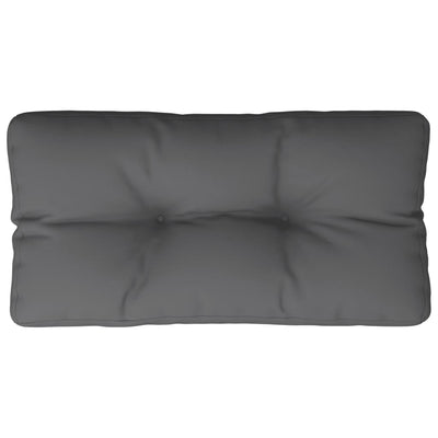 Pallet Cushion Anthracite 70x40x12 cm Fabric