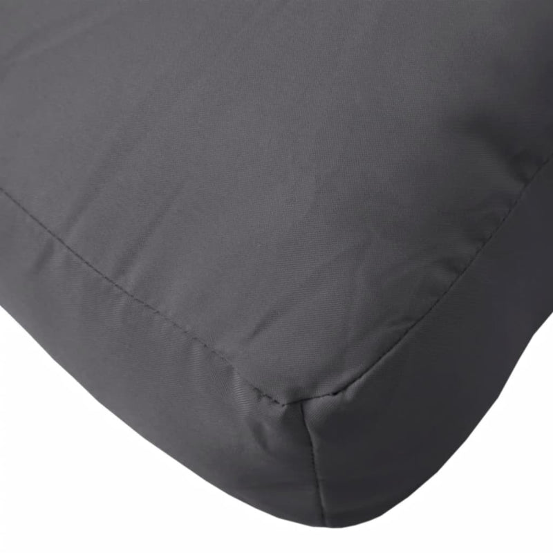 Pallet Cushion Anthracite 70x40x12 cm Fabric