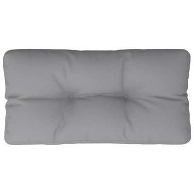 Pallet Cushion Grey 70x40x12 cm Fabric