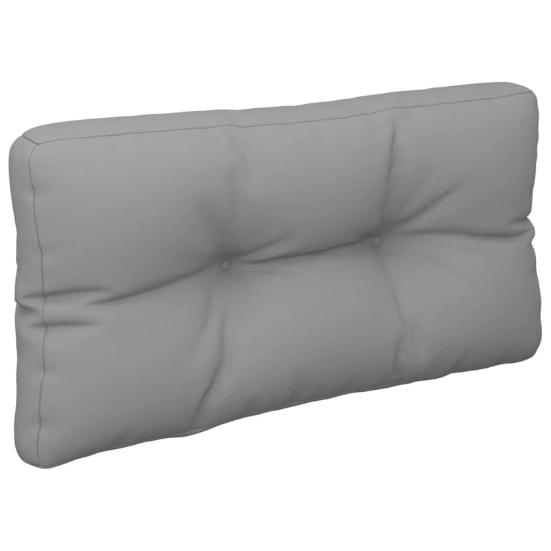 Pallet Cushion Grey 70x40x12 cm Fabric