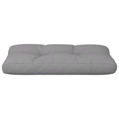 Pallet Cushion Grey 70x40x12 cm Fabric