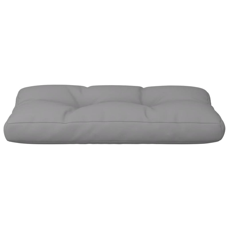 Pallet Cushion Grey 70x40x12 cm Fabric