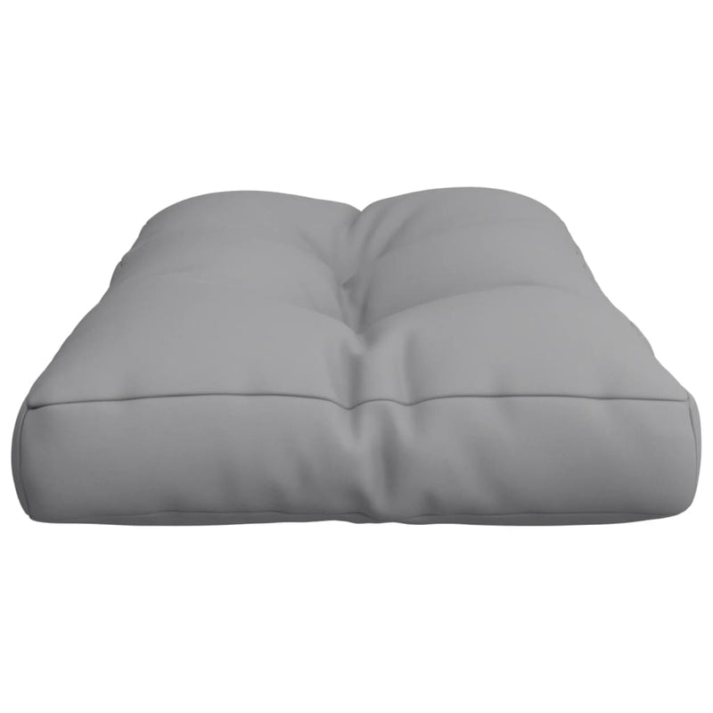 Pallet Cushion Grey 80x40x12 cm Fabric
