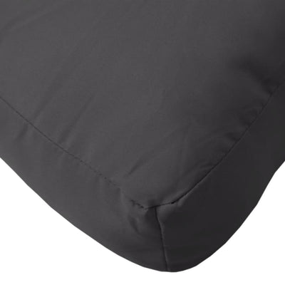Pallet Cushions 2 pcs Black Fabric