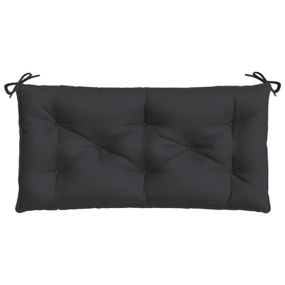 Garden Bench Cushion Black 100x50x7 cm Oxford Fabric