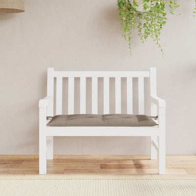 Garden Bench Cushion Taupe 100x50x7 cm Oxford Fabric