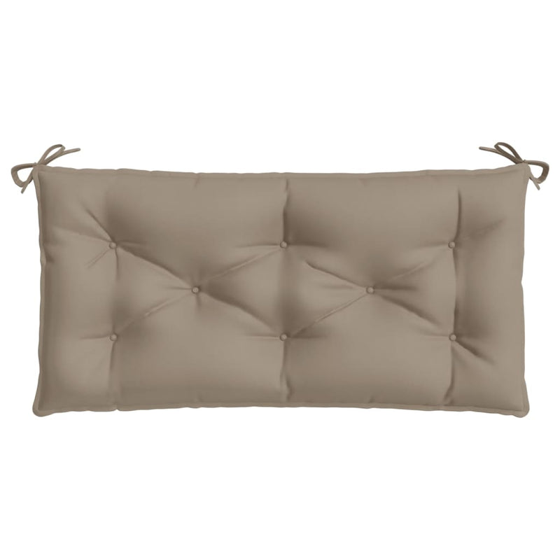 Garden Bench Cushion Taupe 100x50x7 cm Oxford Fabric