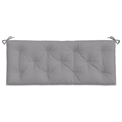 Garden Bench Cushion Grey 120x50x7 cm Oxford Fabric