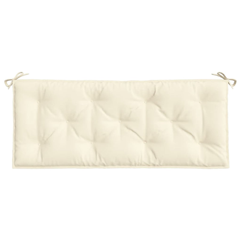 Garden Bench Cushion Cream 120x50x7 cm Oxford Fabric