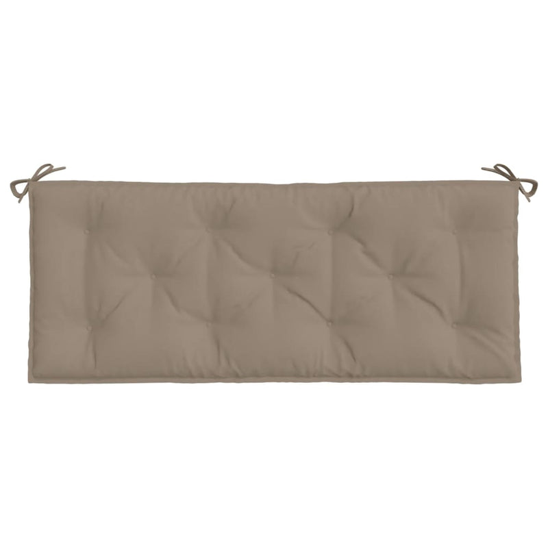 Garden Bench Cushion Taupe 120x50x7 cm Oxford Fabric