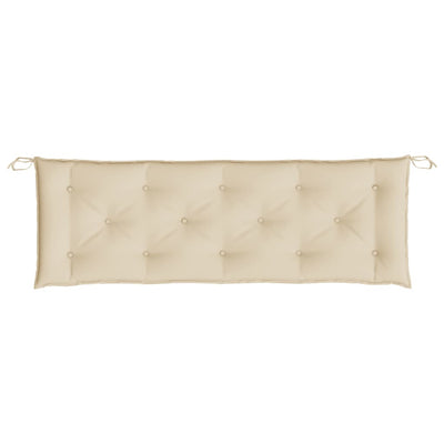 Garden Bench Cushion Beige 150x50x7 cm Oxford Fabric