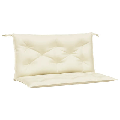 Garden Bench Cushions 2 pcs Cream 100x50x7 cm Oxford Fabric