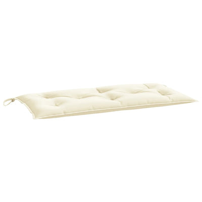 Garden Bench Cushions 2 pcs Cream 100x50x7 cm Oxford Fabric