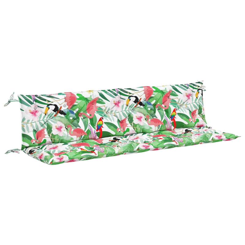 Garden Bench Cushions 2pcs Multicolour 200x50x7cm Fabric