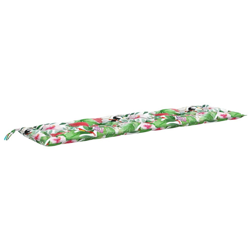 Garden Bench Cushions 2pcs Multicolour 200x50x7cm Fabric