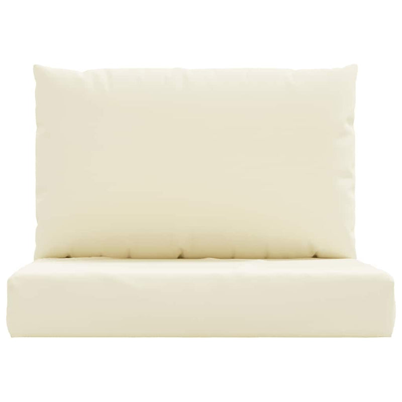 Pallet Cushions 2 pcs Cream White Oxford Fabric