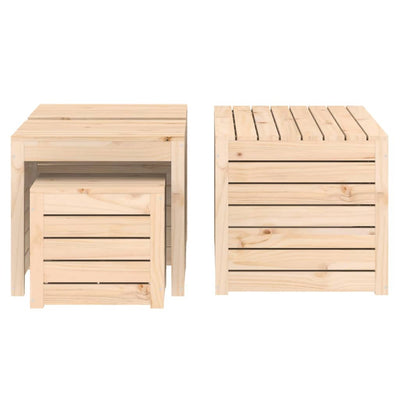 4 Piece Garden Box Set Solid Wood Pine