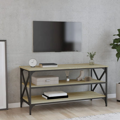 TV Cabinet Sonoma Oak 100x40x50 cm Engineered Wood