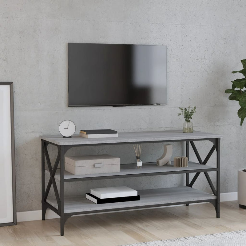 TV Cabinet Grey Sonoma 100x40x50 cm Engineered Wood