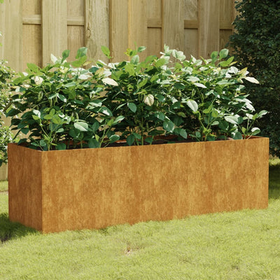 Garden Raised Bed 120x40x40 cm Corten Steel