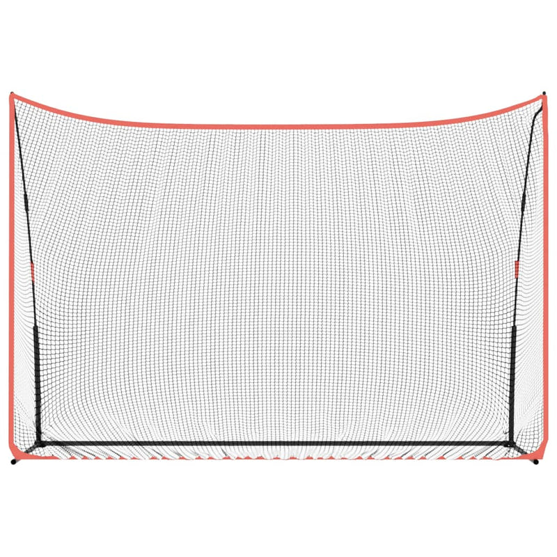 Golf Practice Net Black and Red 305x91x213 cm Polyester