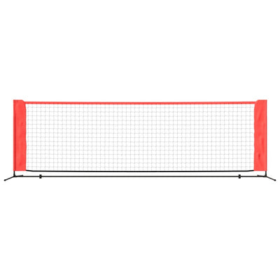 Tennis Net Black and Red 300x100x87 cm Polyester