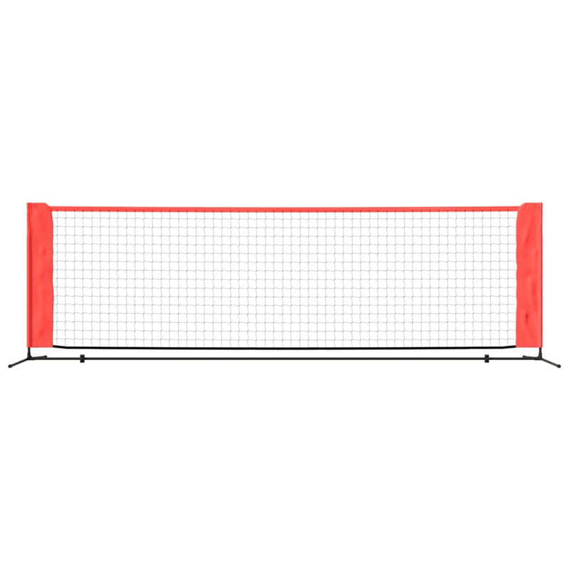 Tennis Net Black and Red 300x100x87 cm Polyester