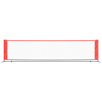 Tennis Net Black and Red 400x100x87 cm Polyester