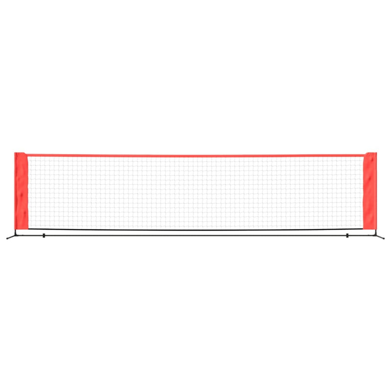 Tennis Net Black and Red 400x100x87 cm Polyester