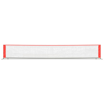 Tennis Net Black and Red 600x100x87 cm Polyester