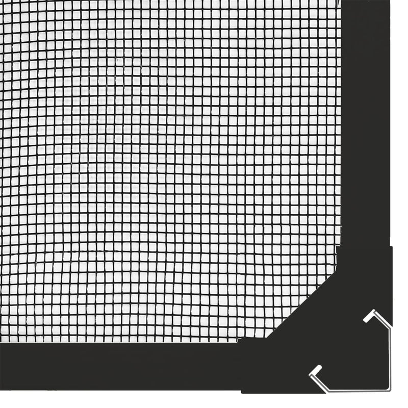 Magnetic Insect Screen for Windows Anthracite 130x150 cm